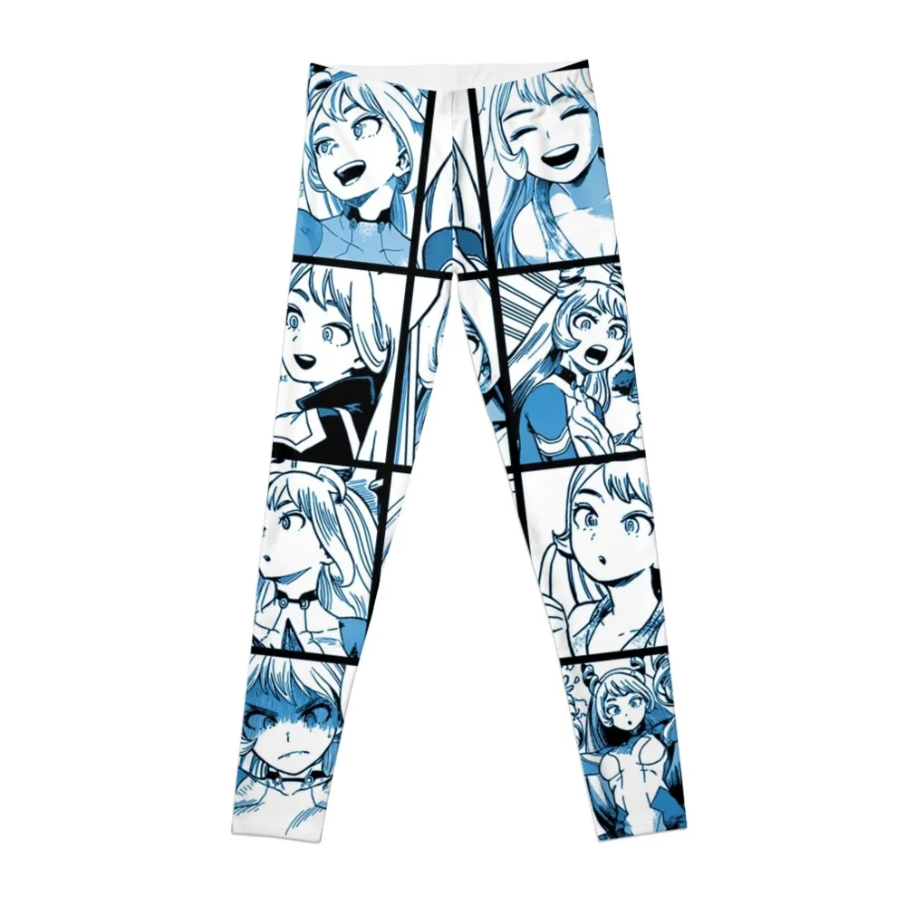 Nejire Hadou Collage - My hero academia Leggings sportswear gym Sports pants woman Women sports gym top Womens Leggings