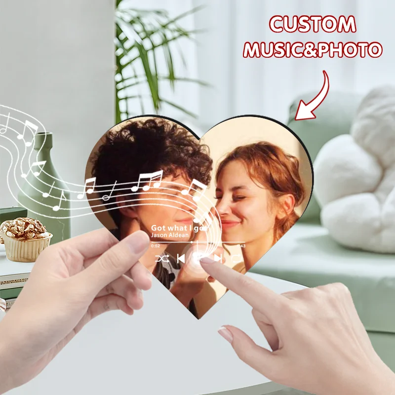 

Custom Music Fridge Magnet Custom Magnet for Fridge for Valentine's Day Gifts Personalized Photo for Music Lovers Birthday Gift