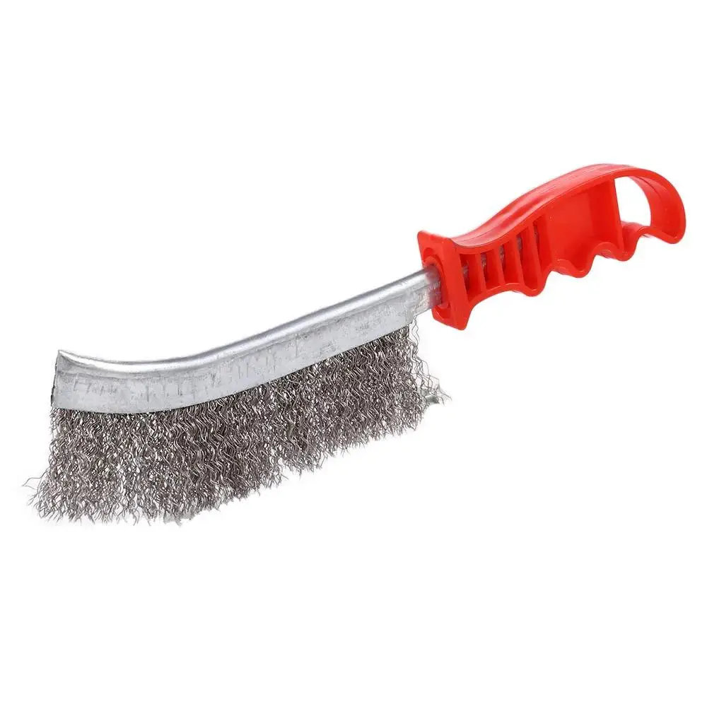 فرشاة سلكية محمولة لإزالة الصدأ وإزالة الأزيز وإزالة التلوث وأدوات تنظيف الشواية وأدوات الشواء #4