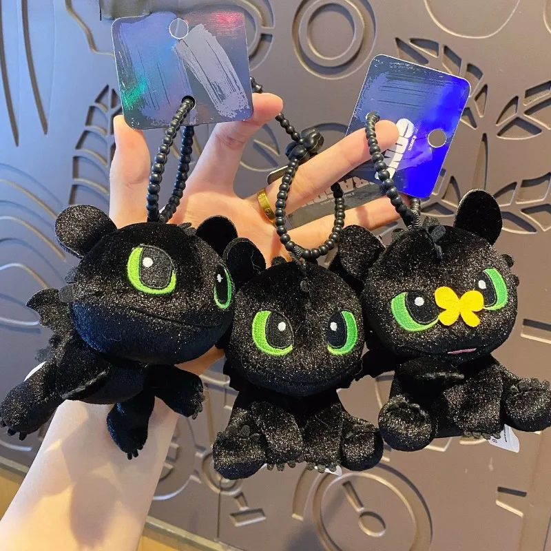 

How To Train Your Dragon Cute Toothless Plush Keychain Cartoon Dragon Doll Pendant Bag Charm Decorate Gifts