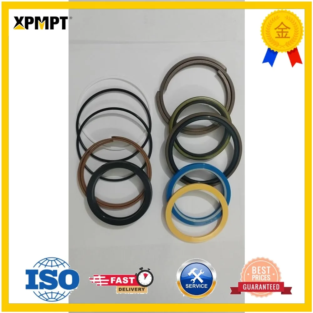 LZ010710 Bucket Cylinder Hydraulic Seal Kit For Case CX130 Excavator Nitrile Rubber Multi-Color Heavy Duty Repair