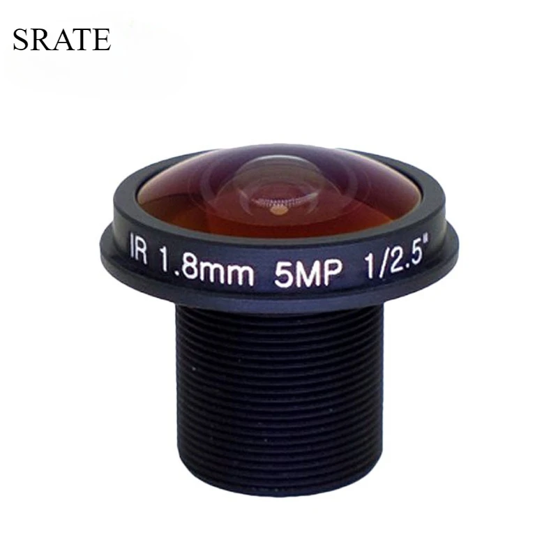 

Camera Lens CCTV HD 5MP Fisheye For Surveillance Security 1.8mm Panoramic HD Optical Lens with Zero Dark Corners Objektiv