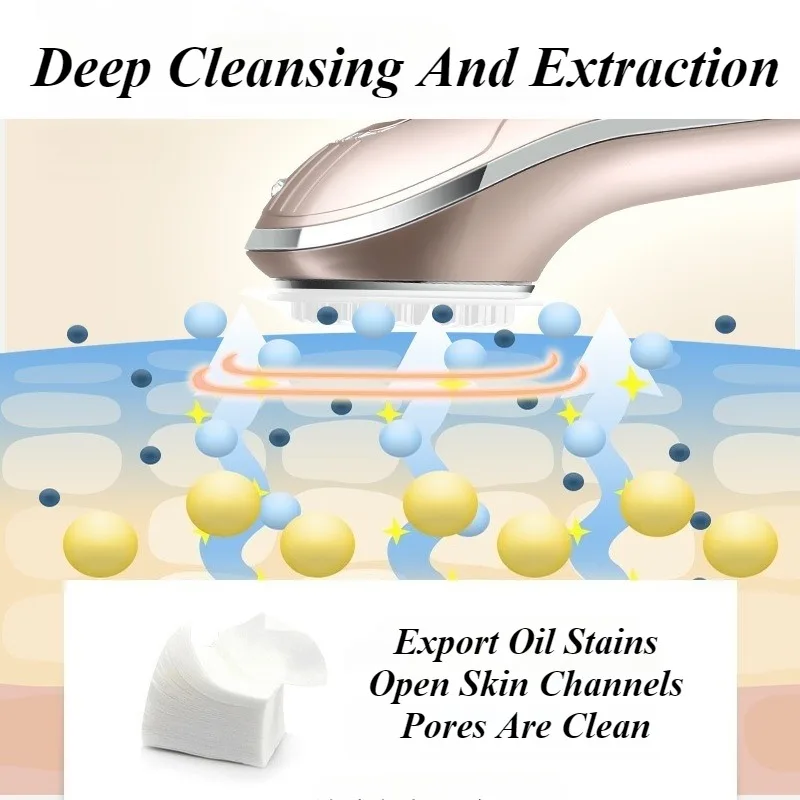 آلة شد الوجه متعددة الوظائف، آلات تنظيف احترافية، جهاز صحة تجميل محمول، أجهزة جمالية للبشرة