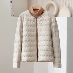 SEDUTMO Winter Women Duck Down Jacket Ultra Light Thin Short Coat Spring Slim Puffer Jacket ED2115