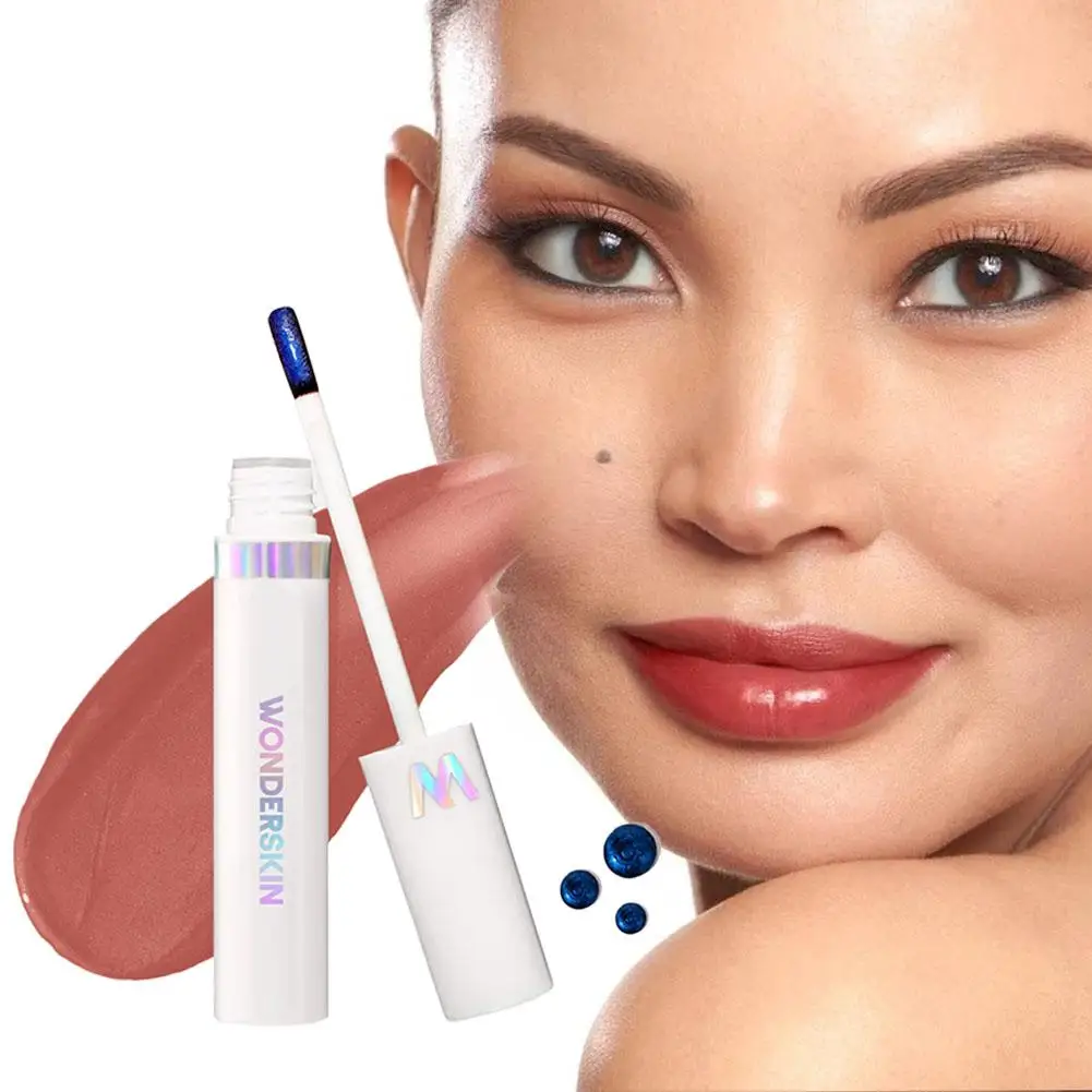 Tinte Labial Líquido Mate Peel-Off, Lápiz Labial Impermeable de Larga Duración, Tinta para Labios Tipo Tatuaje, No Transfiere, No se Pega a la Taza, Brillo Labial Mágico
