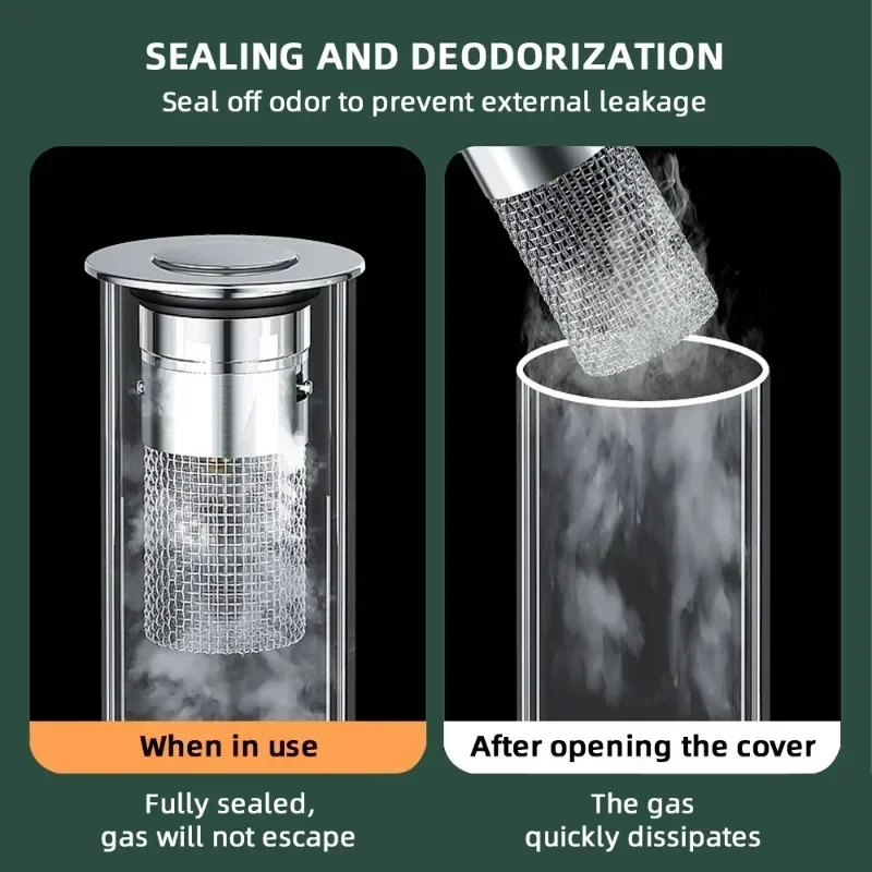 Floor Drain Filter Washbasin Plug Pop-Up Bounce Core Basin Stopper Anti-clog Hair Catcher Shower Sink Strainer Bathroom Gadgets