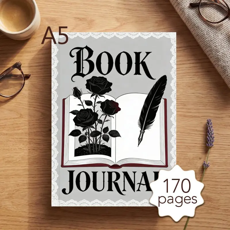 diario-de-leitura-a5-planejador-de-leitura-com-170-paginas-registro-de-reflexoes-notas-e-citacoes-para-amantes-de-livros-presente-perfeito