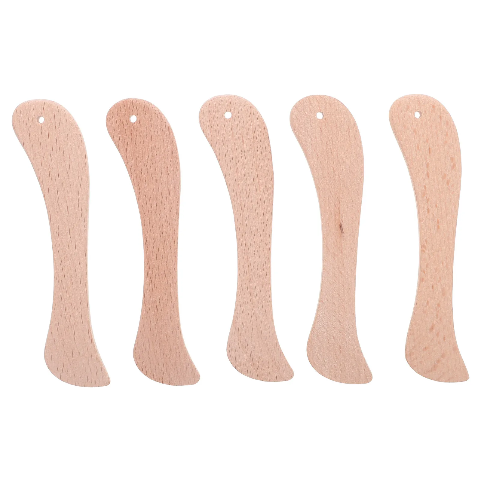 5Pcs Wooden Paper Creaser Tool for Precise Folding Bookbinding and Origami Craft Projects with Smooth Edge Comfortable Grip