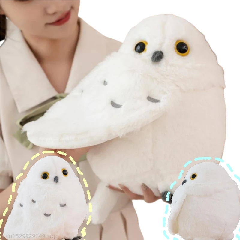 

30/36cm Lifelike White Owl Plush Toy Simulation Bird Snowy Owl Toy Realistic Animal Suft Toys Birthday Gift For Boys And Girls