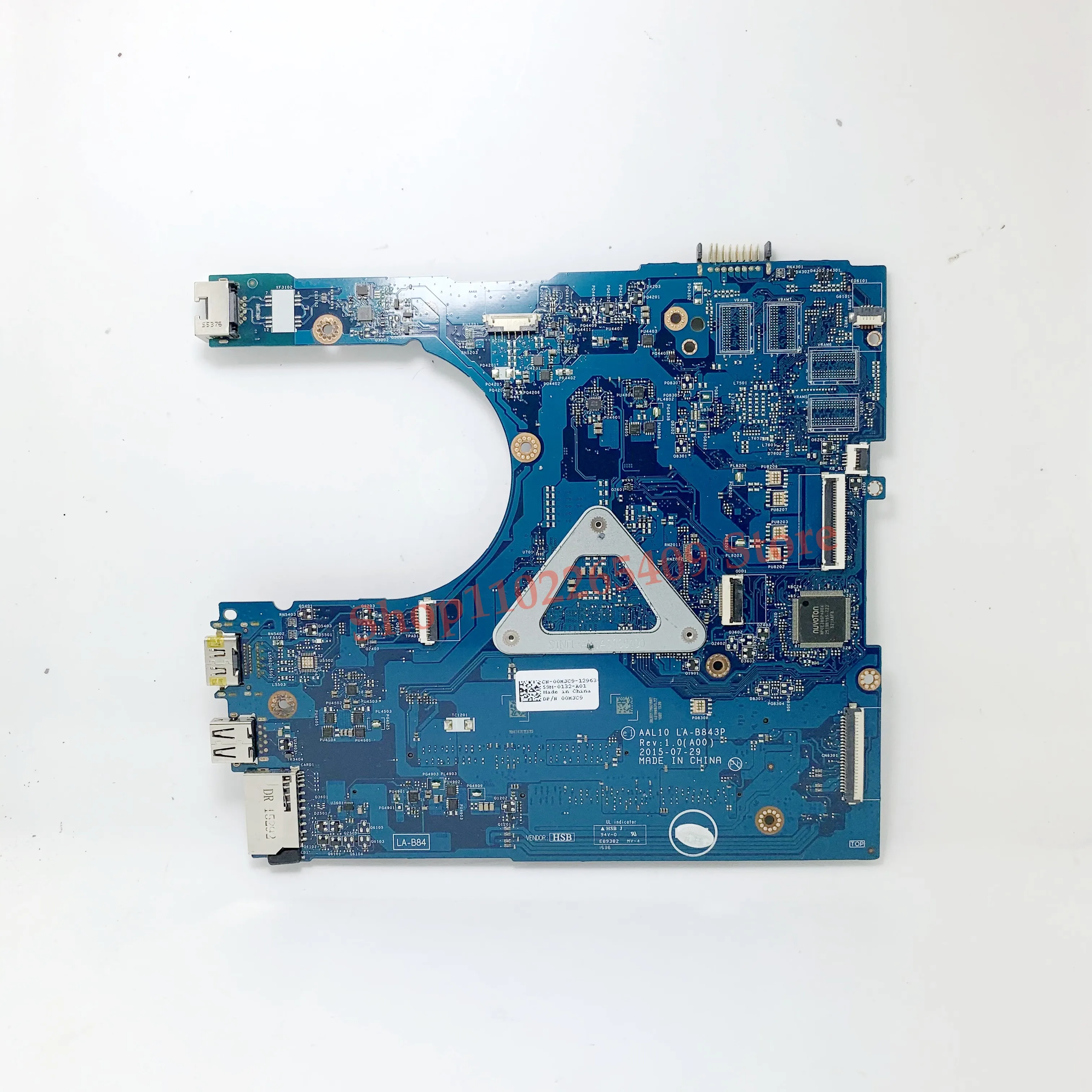 CN-00HJC9 00HJC9 0HJC9 For DELL 3458 3558 5458 5558 5758 Laptop Motherboard AAL10 LA-B843P With I5-4210U CPU 100% Full Tested OK