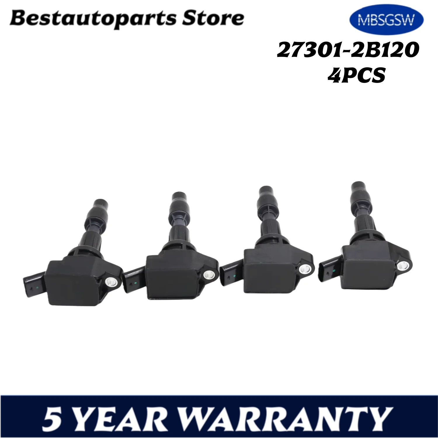 4PCS 27301-2B120 Ignition Coil for Hyundai Avante Elantra Sonata Tucson Veloster i30 for kia Soul Opima Forte 273012B120