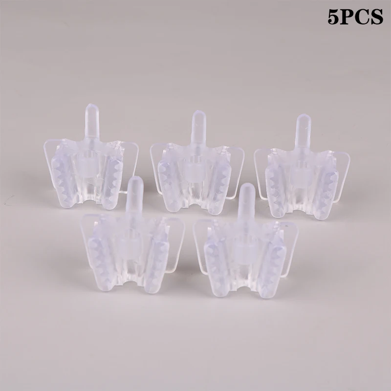 

5pcs Dental Plastic Mouth Support Holding Saliva Ejector Suction Tip Occlusal Pad Mouth Opener Retractor Oral Hygiene Material