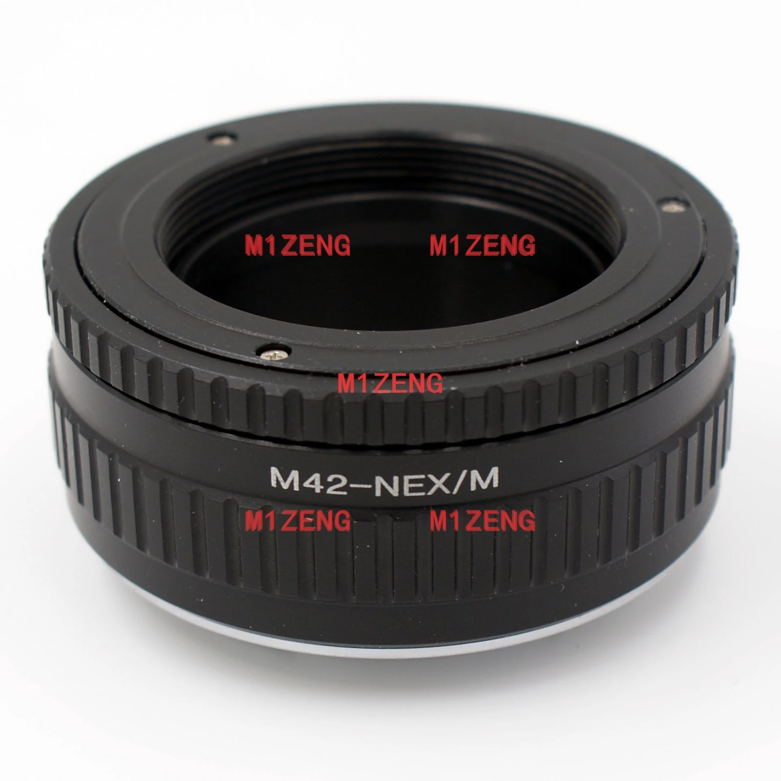 M42-NEX Macro Adjustable Focusing Helicoid Adapter For M42 lens to Sony E Mount Camera A6000 A6300 NEX-5 NEX-7 A7 A9