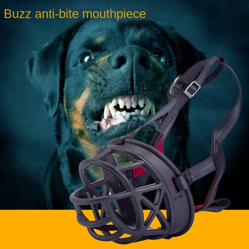 Pet Dog Mouth Cover Anti-Bite a Bulldog Muzzle Dog Mouth Cover Feeder Mesh Protective Muzzle