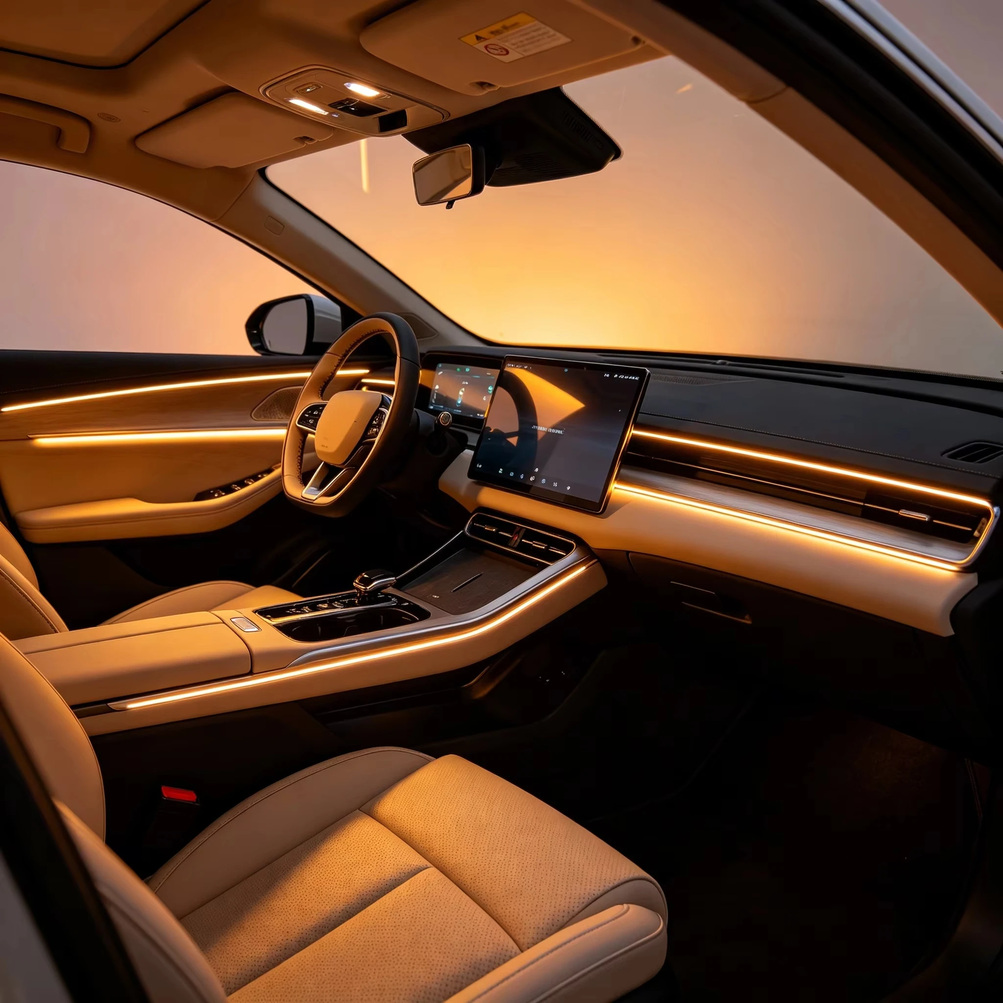 Atmosphere Lights Dedicated for Seal 05 DMi, 2025-2026 Models, Car Interior LED Ambient Lights with 26 Colorful Lamps
