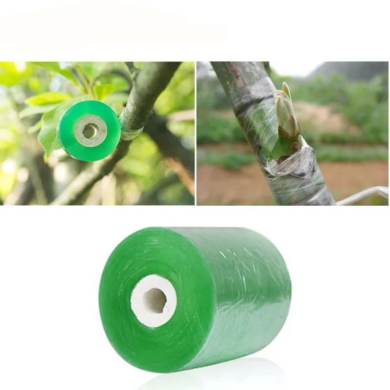 PVC 100m Graft Film Wrapped for Bundling Protection Stretching and Self-adhesive Water Hose Leak Repair Adhesive Film Width 4CM