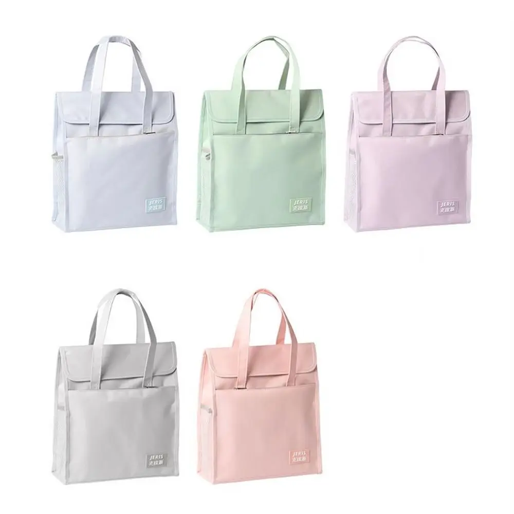 A4 File Folders Student Tutorial Bags Storage Bag Tote Bag Leisure Handbag File Organizer Oxford Cloth School-bags Office