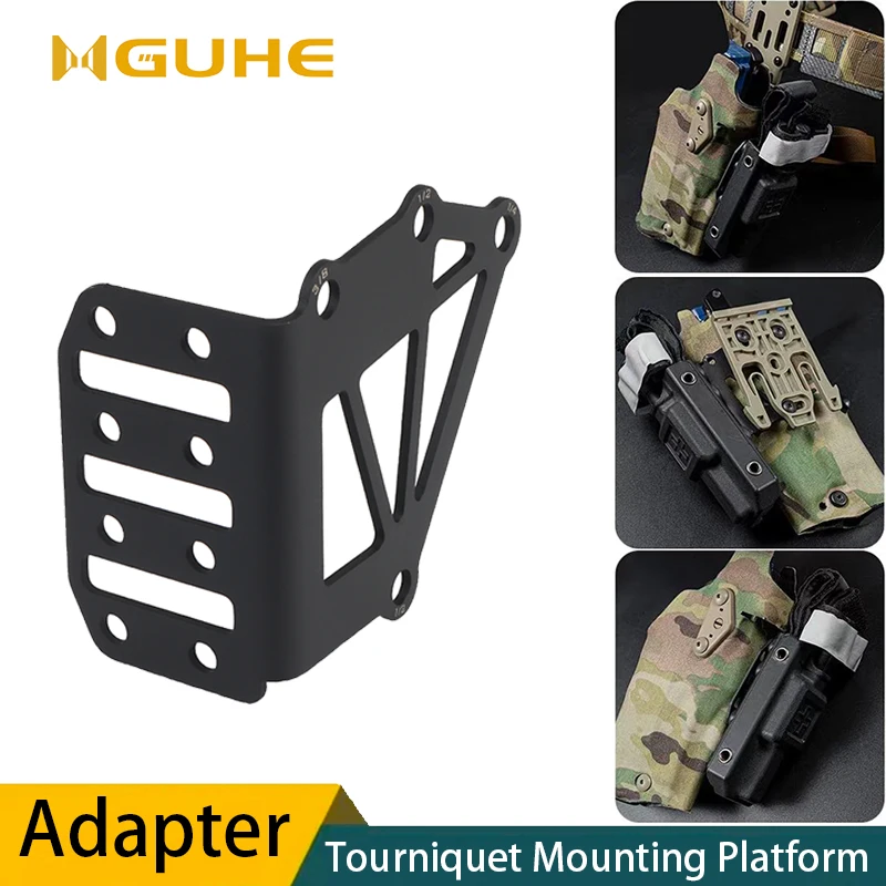 

Extension Tourniquet Front Mounting Platform, Holster Negative Cant Plate Equipment Mount, Airsoft Handgun Case
