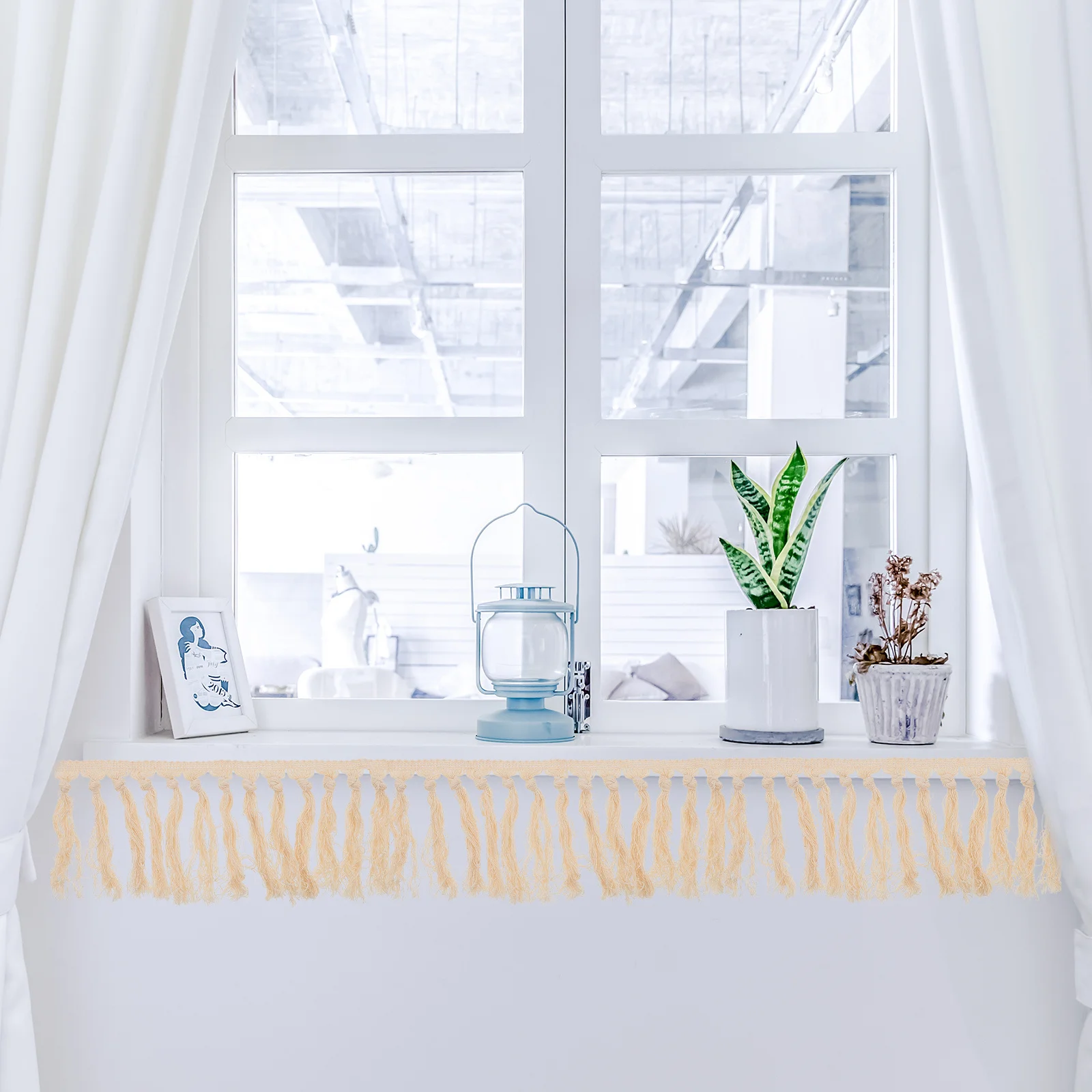 

Tassel Curtain Lace Trim High-Grade Polyester Durable Decorative DIY Clothing Embellishment Creative Tassel Fringe Trim Clothes