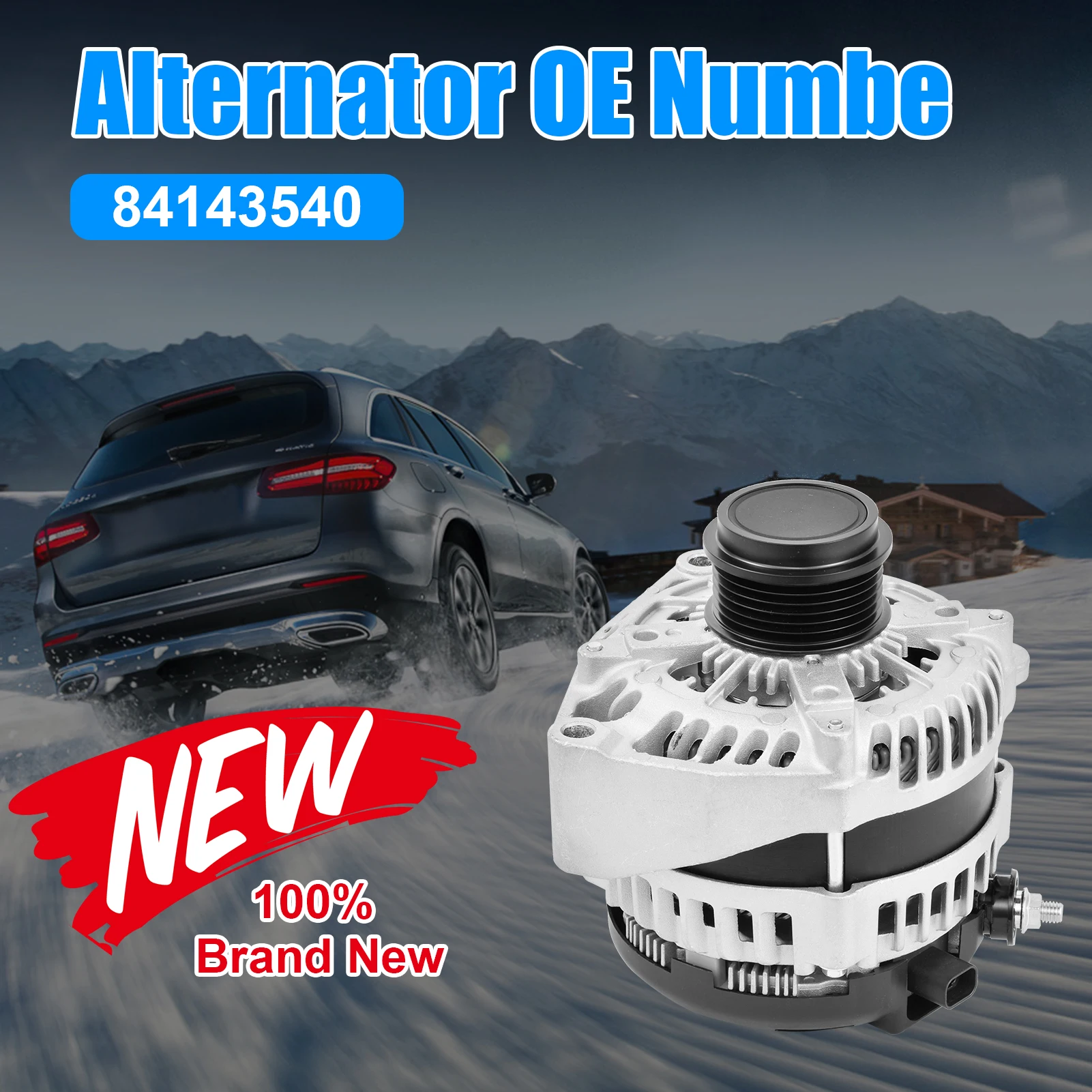 Alternateur de voiture 220A, remplacement d'alternateur de véhicule pour 22747896, 23487089, 84143543, 2014 Yukon, Yukon XL, 2014 banlieue