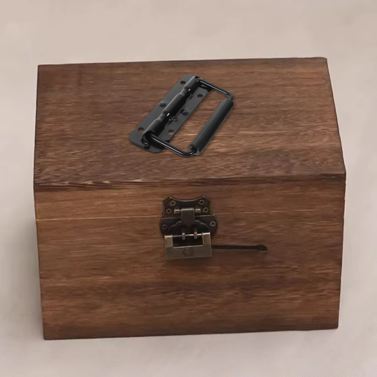 

Spring Handle Stainless Steel Folding Metal Handle for Toolbox Chest Case Heavy Duty Replacement Handles