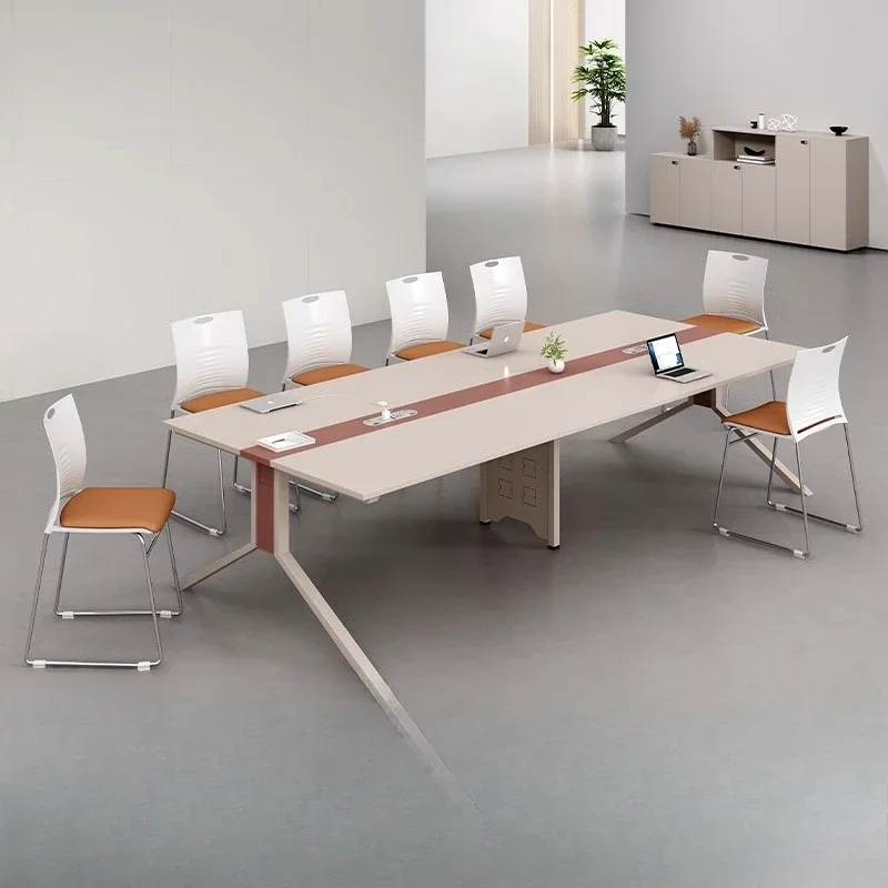 

Office conference table Simple modern long negotiation table
