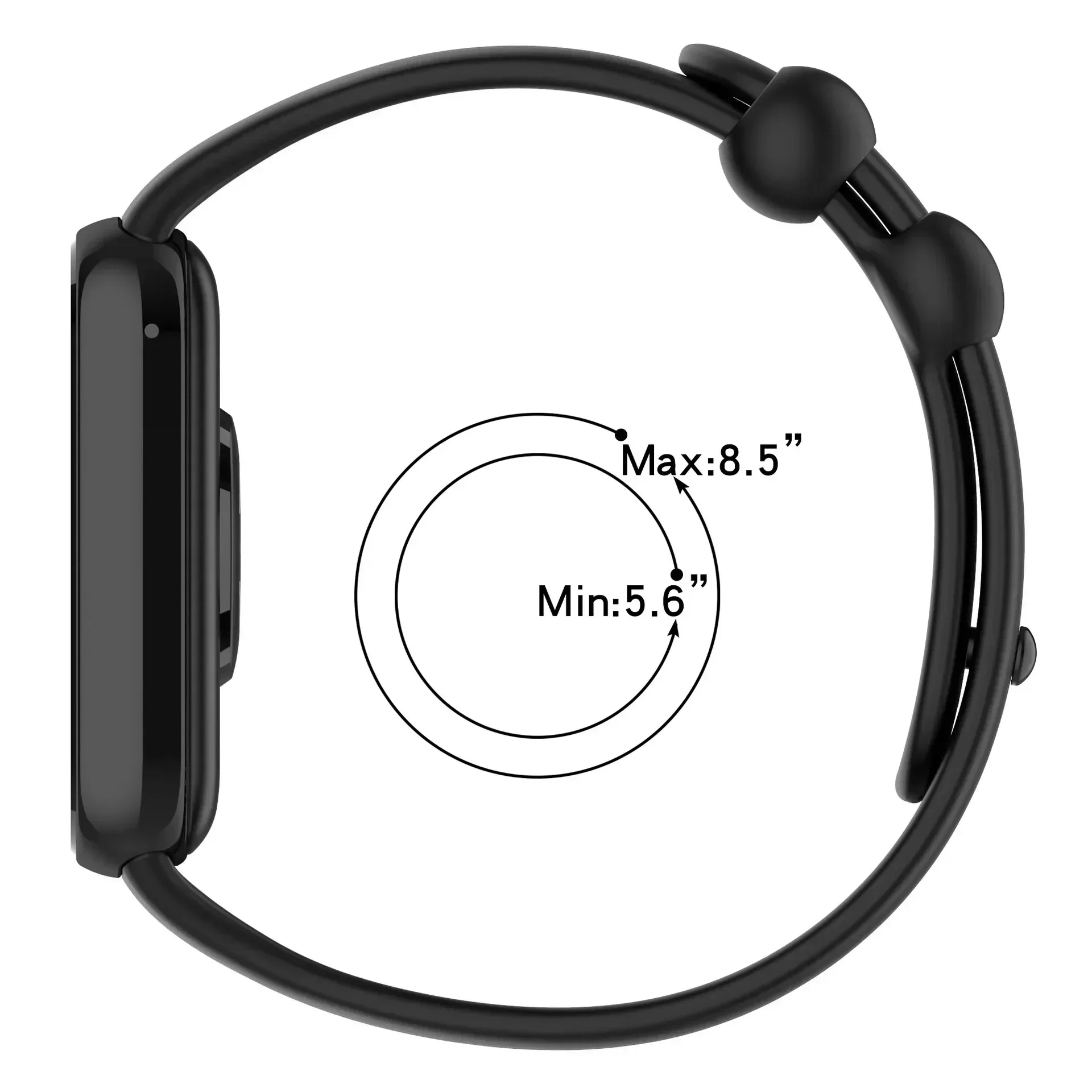 Cinturino in Silicone per orologio Redmi 4 cinturino Smart correa braccialetto originale cinturino sportivo per xiaomi mi band 8 Pro accessori