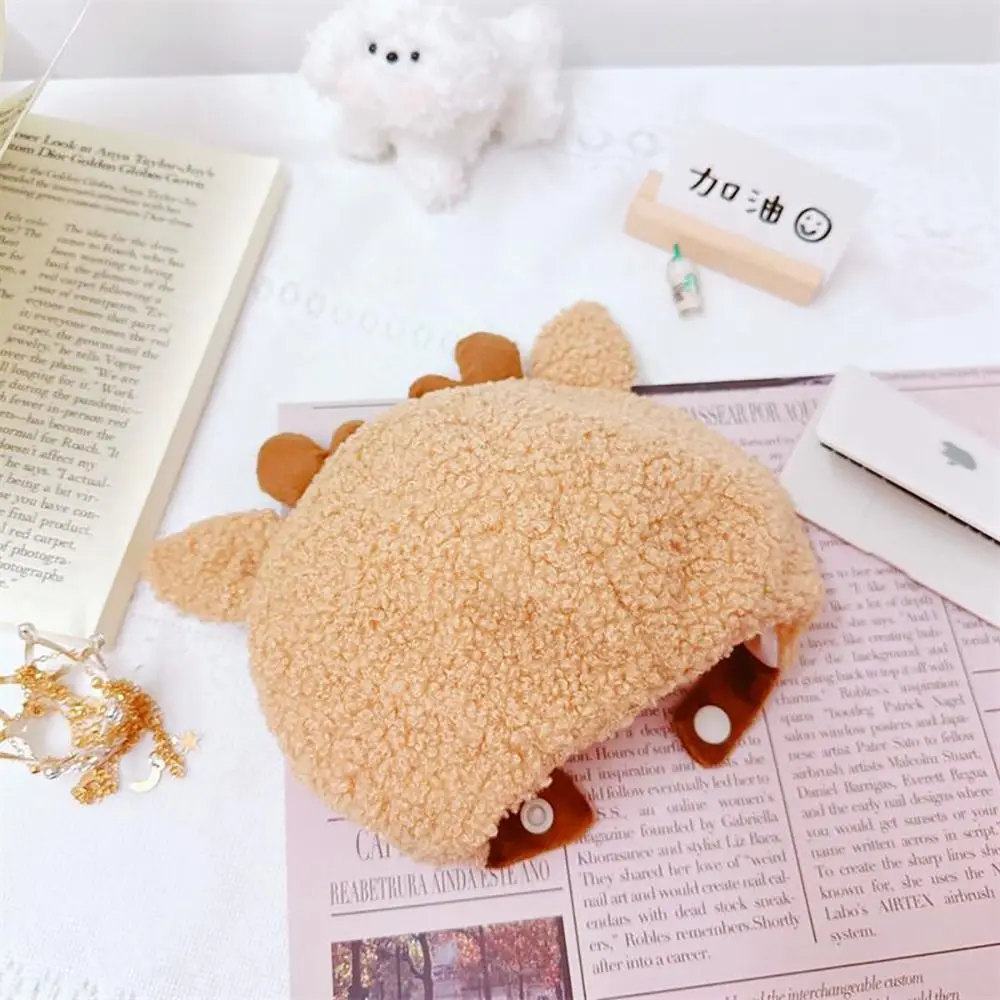 20CM Doll Headgear Gift Deer Cat Bread Rabbit Bear Dinosaur Cartoon Animal Ear Cap Playing House Cos Outfit Cute Plush Hat Toy