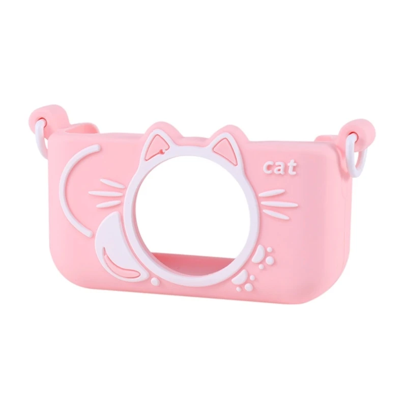 Cartoon Kids Camera Cover Mini Children Slr Digital Camera Silicone Protective Bag Dog H8WD