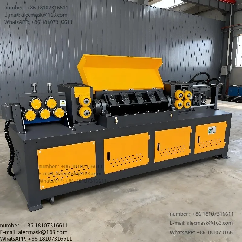 

High Speed Steel Bar Straightening Cutting Machine 6-10mm Electric Round Bar Straightening Machine Cutting Machine