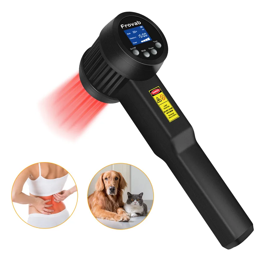 650nm 808nm Cold Laser Infrared Red Light Therapeutic LLLT for Muscle Relax Sciatica Knee Back Joint Pain Relief 5W 25 Diodes