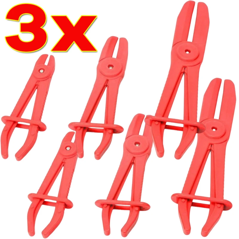 إصلاح السيارات قطع كماشة خط الوقود المشبك خرطوم المشبك كماشة أداة ل أداة إصلاح السيارات الفرامل خط الوقود إزالة الأدوات اليدوية #1