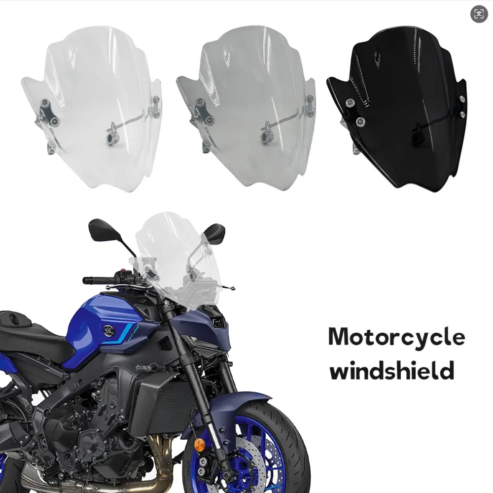 

Новое регулируемое ветровое стекло для мотоцикла Yamaha MT-09, универсальный дефлектор, диаметр 22.25.28 мм