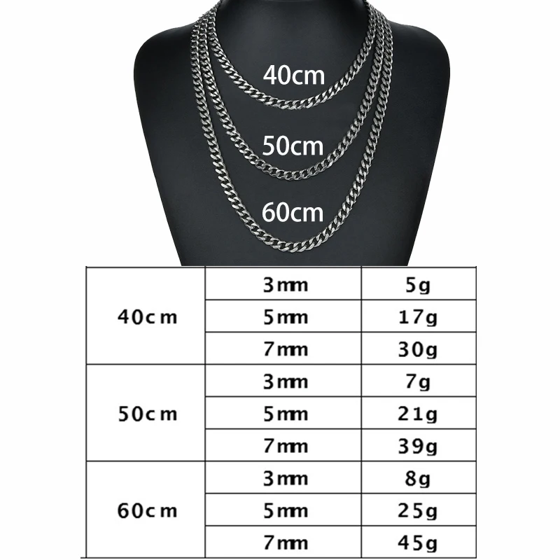 Kubanische Halskette aus Edelstahl für Männer, einfache goldfarbene Kette am Hals, Choker-Schmuck, Party-Geschenk für Männer, HARRY – Detail 1