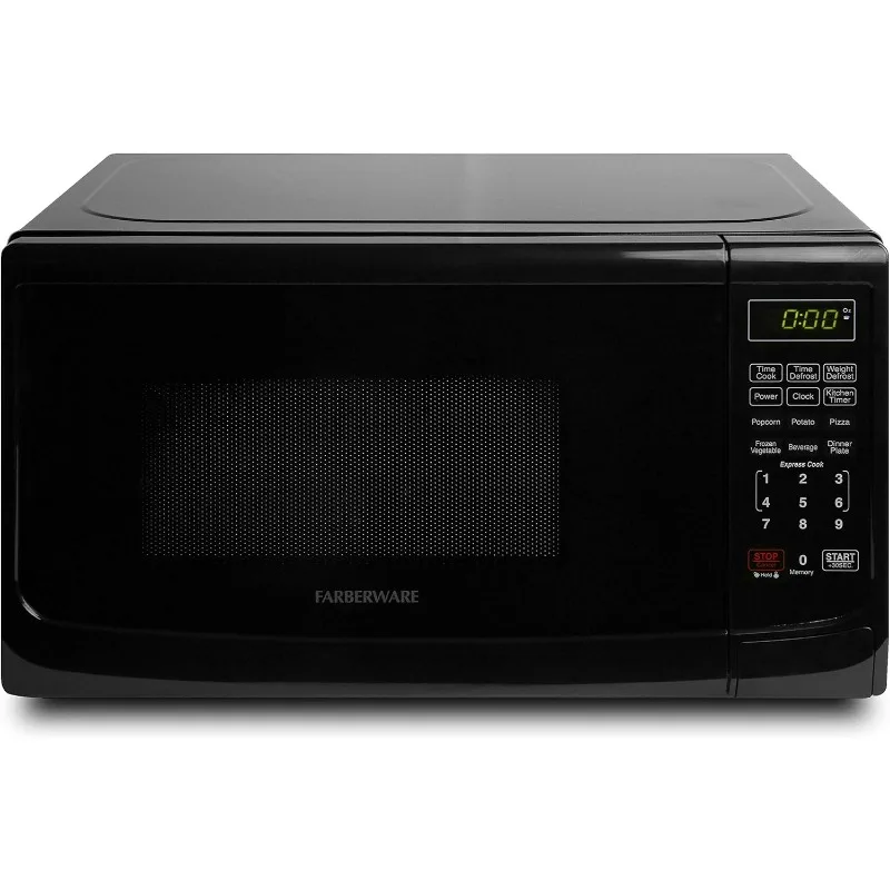 

Farberware Countertop Microwave 700 Watts, 0.7 cu ft - Microwave Oven With LED Lighting and Child Lock - Perfect for Apartments