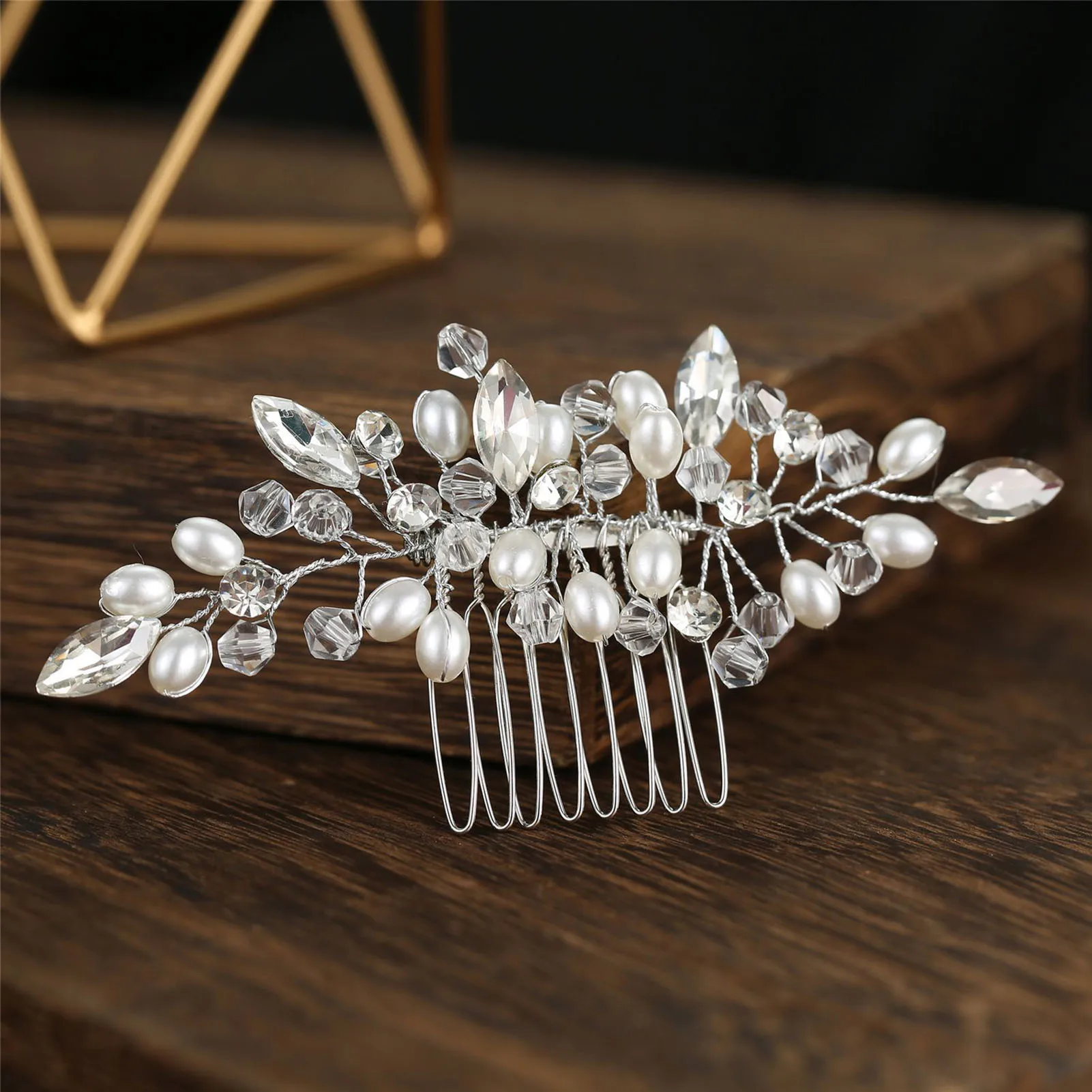 Hair Jewelry Headdress Hair Comb Light Luxurious Versatile Anti-slip Headpiece for Hair DIY Accessory Hair Styling