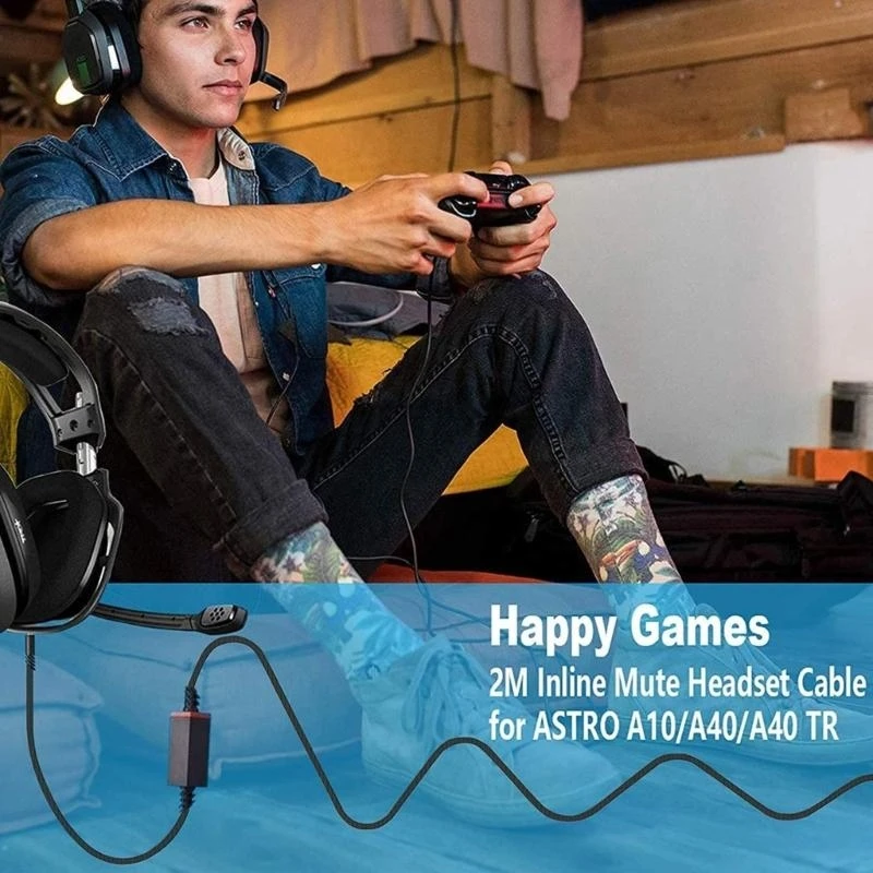 Braide da 3,5 mm cavo Audios per A10/A40 per console ininterrotte e giochi per PC