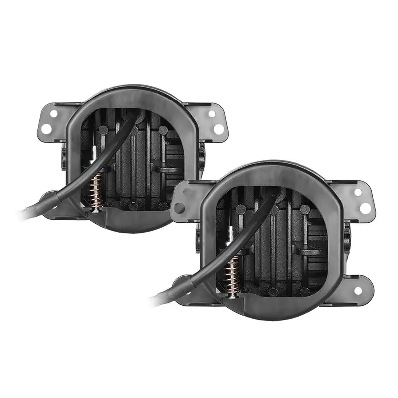 Front Bumper LED Drivning Fog Lights For Jeep Wrangler JK/CJ/TJ Bluetooth Control DIY Color-Changing