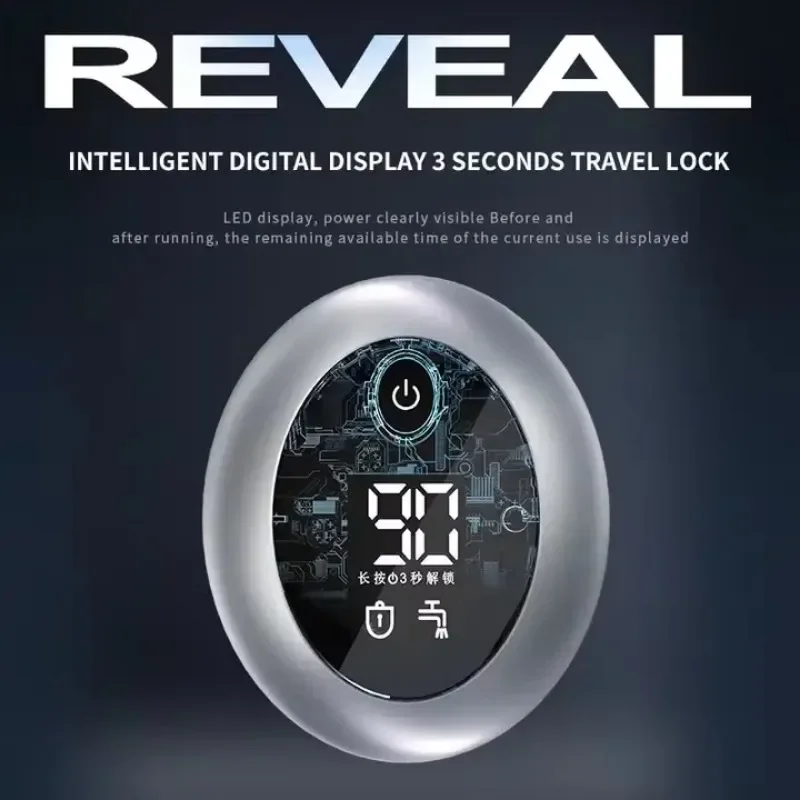 XIAOMI Komingdon ماكينة حلاقة الرأس أصلع الرجال USB 7D المغناطيسي مقاوم للماء الوجه الروتاري الحلاقة اللحية قابلة للشحن ماكينة حلاقة كهربائية للرجال