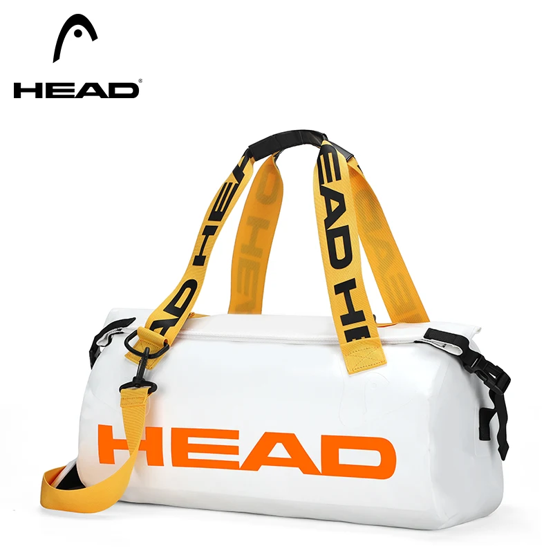 HEAD Fully Waterproof Travel Duffel Bag Sports Gym Bags for Swim Fitness Boating Fishing Canoeing Crossbody Luggage Tote Handbag