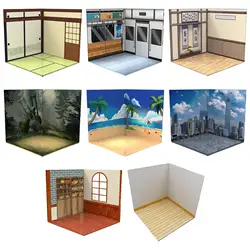 1/12 PVC Display Backdrop Background Collection Show Vehicle Model Showcase for