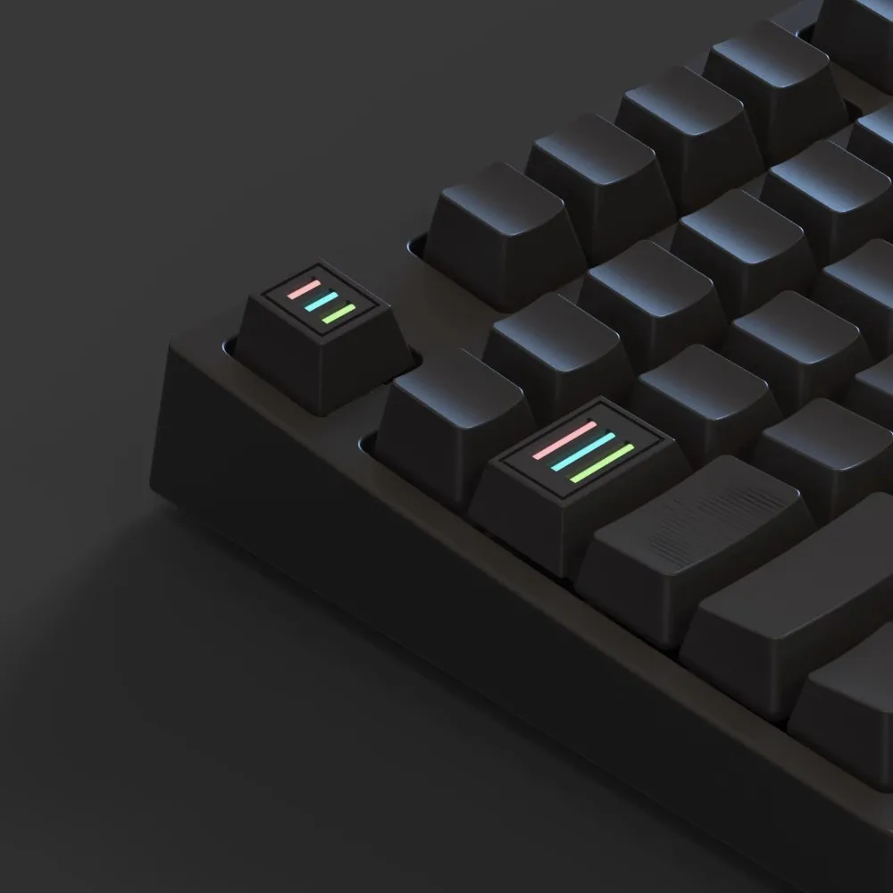 

Glow Tube Luminous Artisan Keycap Resin Custom Personalized Keyboard Cap Anime Cute KeyCap for Mechanical Keyboard Ornament Gift
