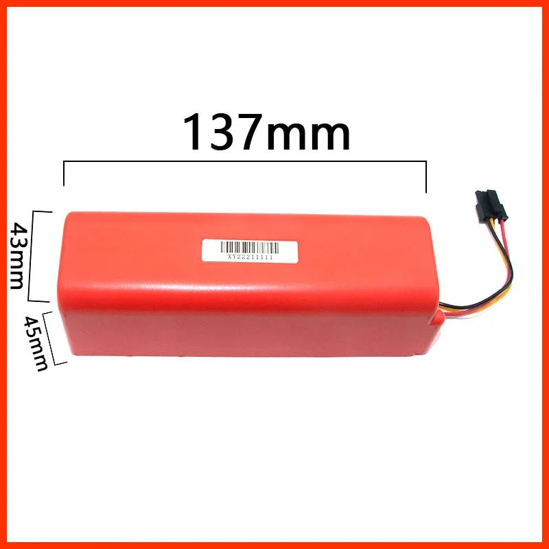 100% Original 14.4V 12800mAh Robotic Vacuum Cleaner Replacement Battery For Xiaomi Roborock S55 S60 S65 S50 S51 S5 MAX S6 Parts