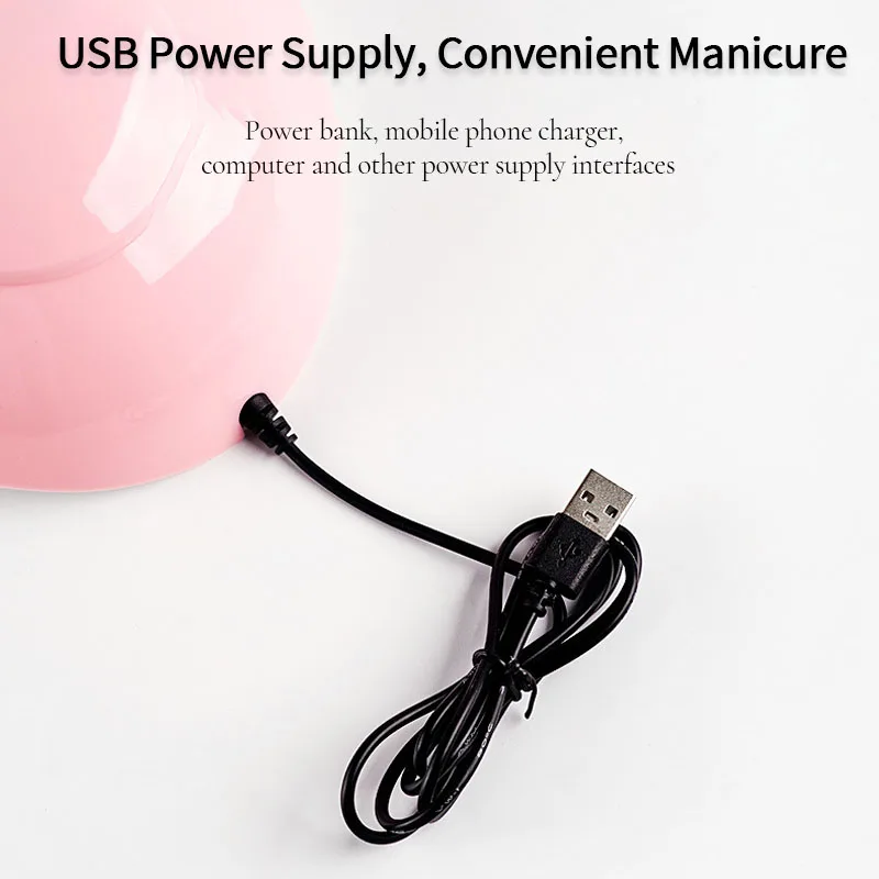 Nail Dryer Gel Nail Polish Curing LED UV Light with 3 Timers Automatic Sensor Display Professional Nail Art Tools view 5