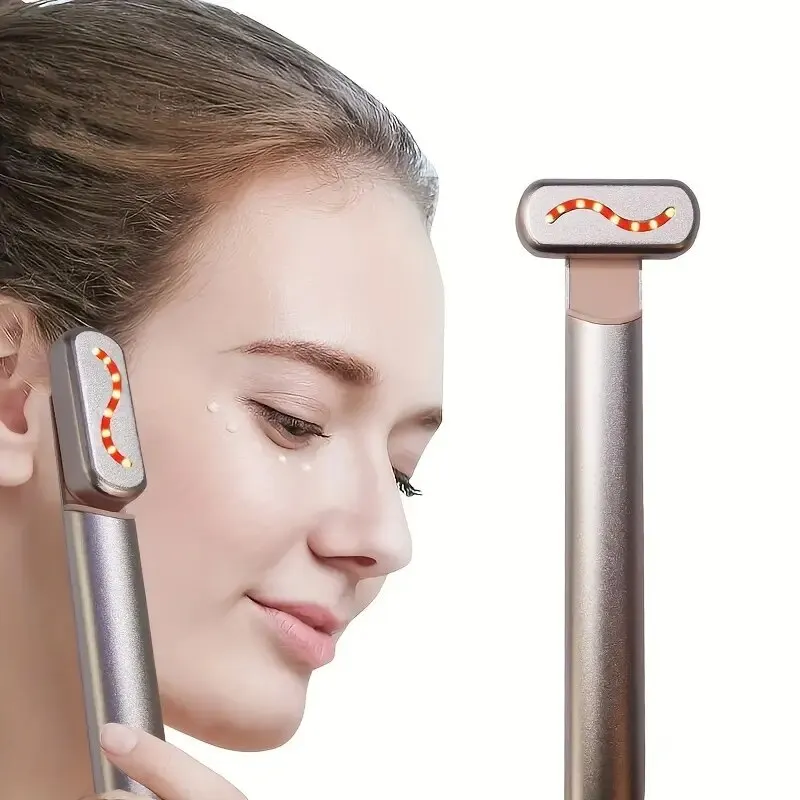 مكركرنت الاهتزاز العين مدلك الاستخدام المنزلي درجة حرارة ثابتة العلاج الحراري العناية بالعين جهاز الجمال لتقليل الهالات السوداء #1