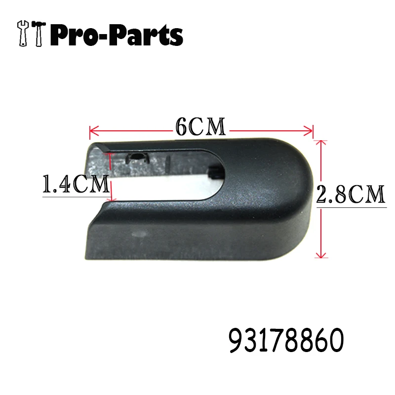 New Rear Wiper Arm Cover Cap 93178860 For Saab 9-3/93 9-5/95 Opel Crossland X