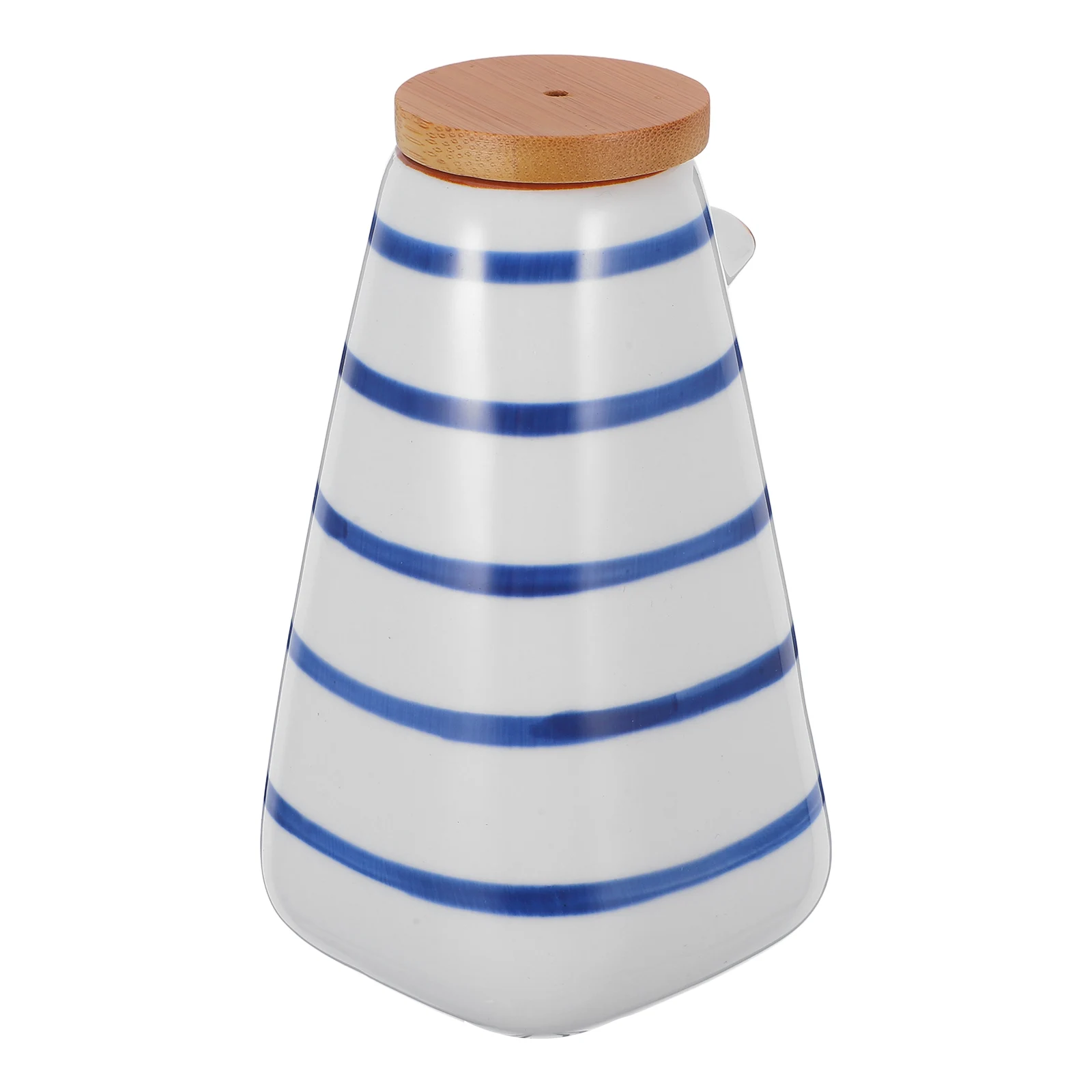 

Oil and Vinegar Bottle Sauce Dispenser Bottles for Kitchen Japanese Style Pot Ceramic Olive Cheese Jar