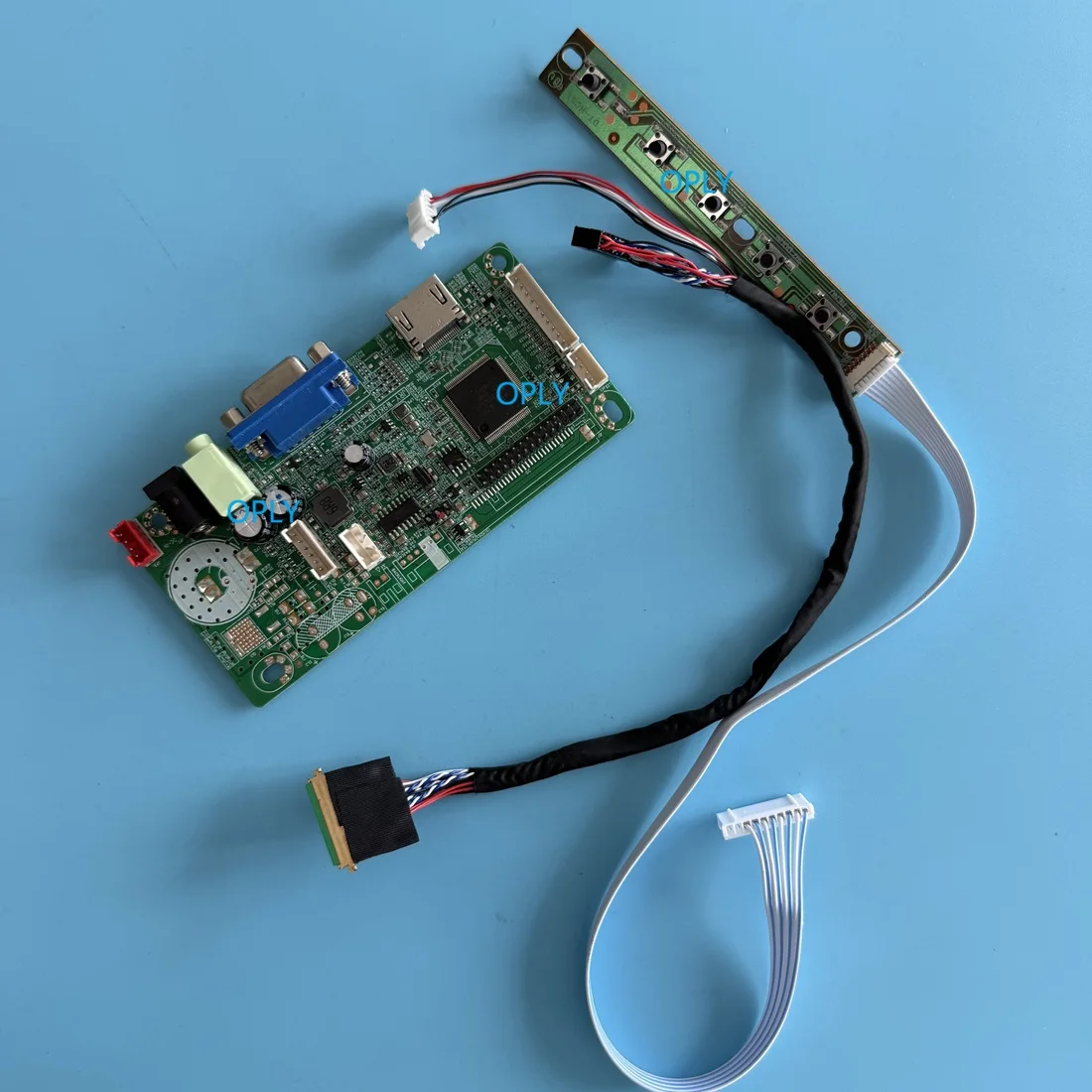 Placa controladora VGA 58C, Compatible con HDMI para LP140WH4 LP140WH4-TLA1/TLN1/TLN2 LP140WH4-TLC1/TLP1 1366X768, pantalla LCD LED de 14 pulgadas