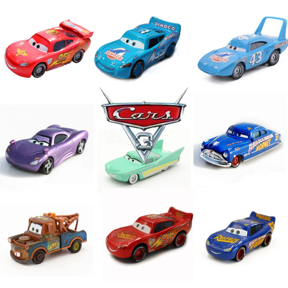 

Автомобили Disney Pixar Cars Молния Маккуин Мак Джексон Штурм 1:55 Металлический сплав Автомобиль Игрушечная модель Коллекция игрушек Подарки для детей
