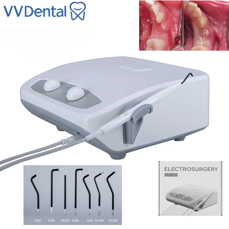 VVDental High Frequency Dental Electrosurgery Unit Electric Surgical Knife Scalpel Dentisty Electrosurgery System